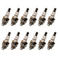 (12) Spark Plug Fits Bosch WSR6F 7547 4626