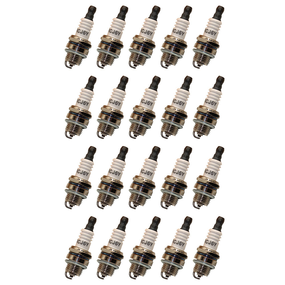 Qty 20: Spark Plug
 Fits John Deere Replaces 77-220