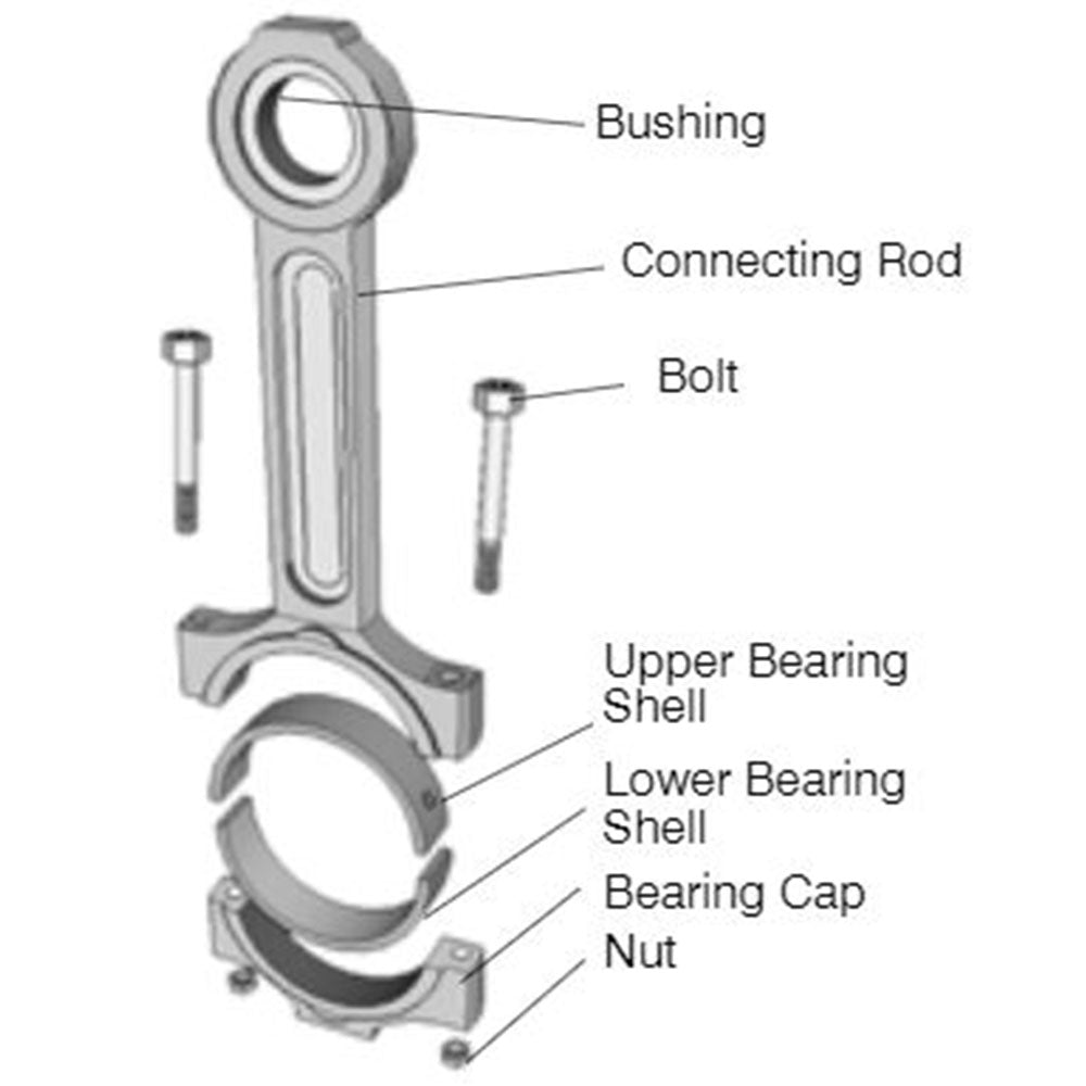 7E4728 New Tapered Connecting Rod Fits Caterpillar Industrial Model 3208