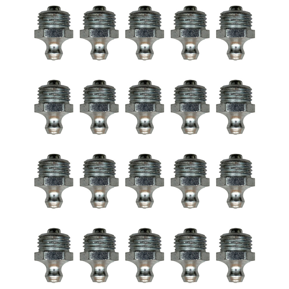 (20 Pk) Grease Nipple Fits JCB Backhoe Loader Wheeled Excavator 1450/0002