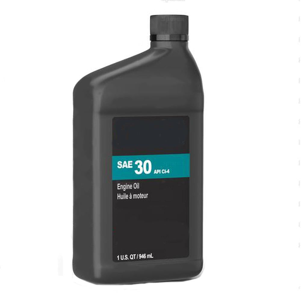 (1) 32 oz. Oil Quart Bottle SAE 30 for Small 4-Cycle Engines Mowers Tillers