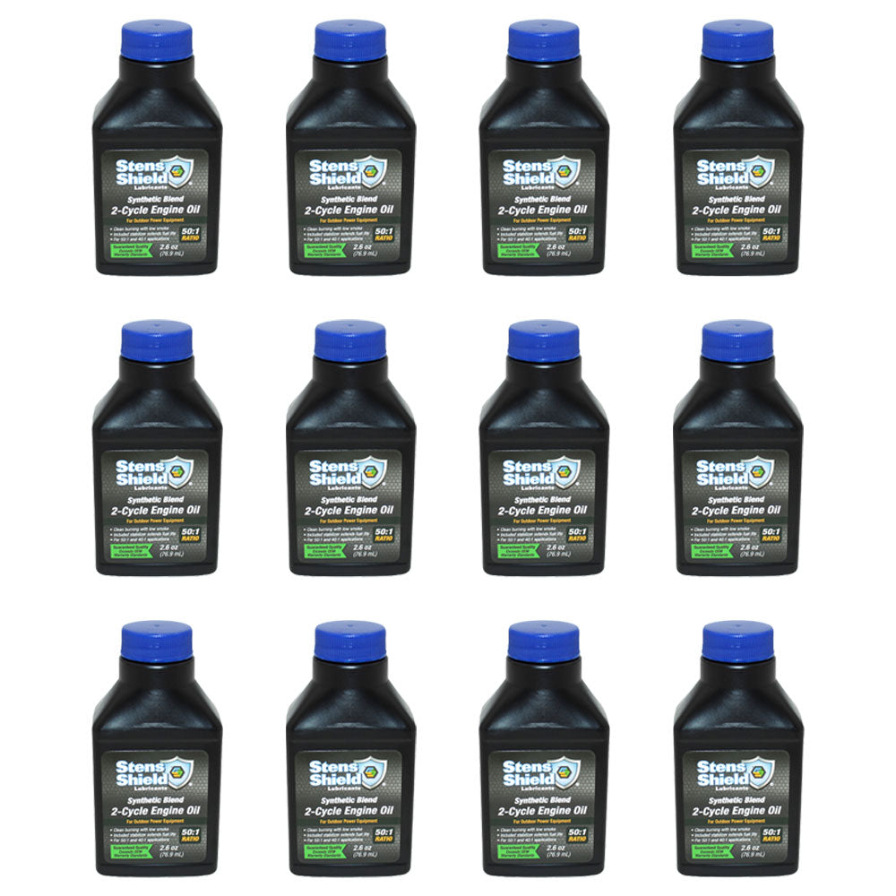 Qty 12: 2-Cycle Engine Oil Fits Echo Replaces 6450001