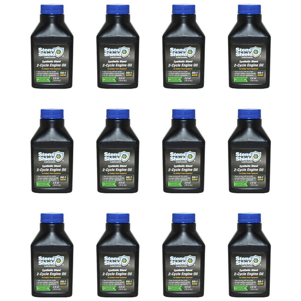 Qty 12: 2-Cycle Engine Oil Fits Echo Replaces 6450001