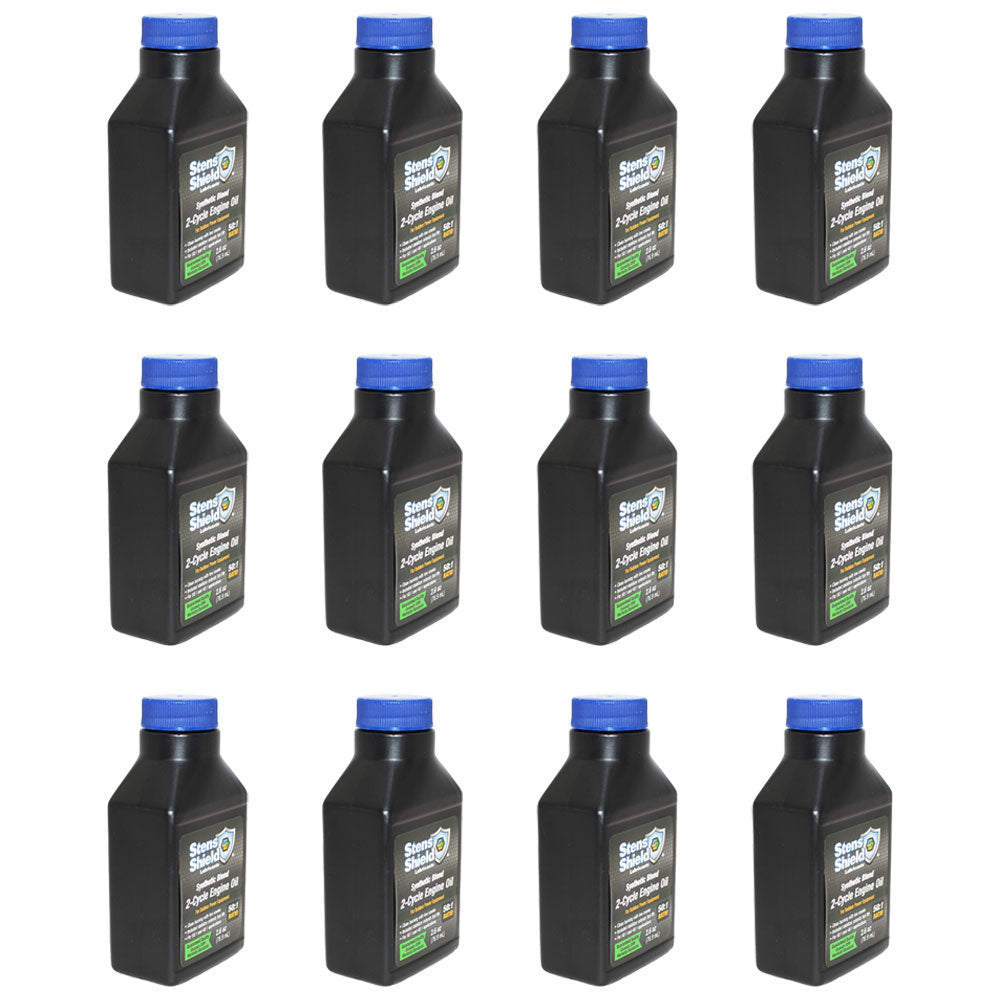 Qty 12: 2-Cycle Engine Oil Fits Stihl Replaces 0781 319 8008