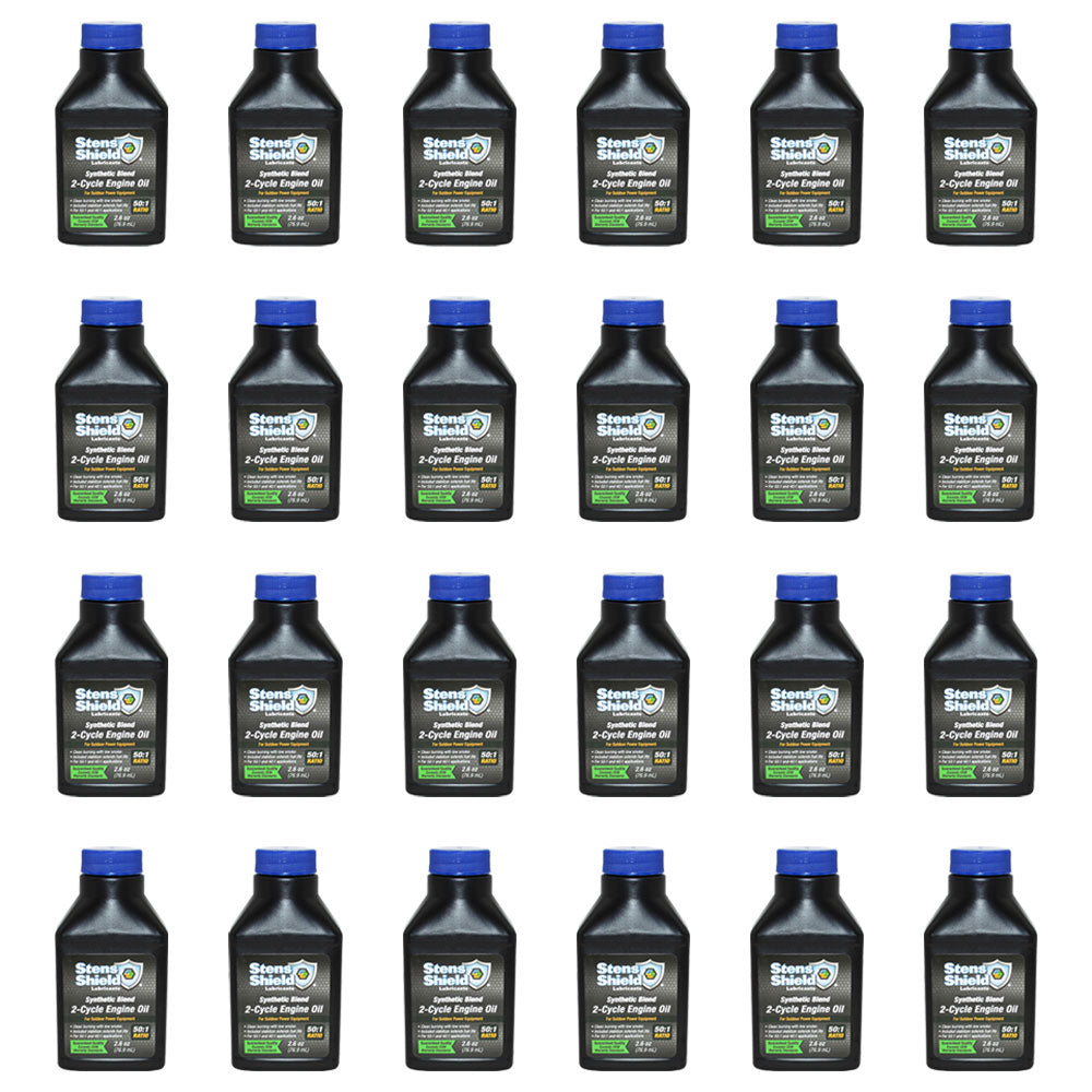 24 2-Cycle Engine Oil 50:1 Full Synthetic, (24) 2.6 oz. bottles