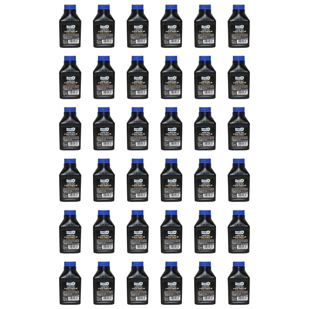 36, 2-Cycle Engine Oil 2.6 oz. Bottles 50:1 Synthetic Blend Mix Fits Case