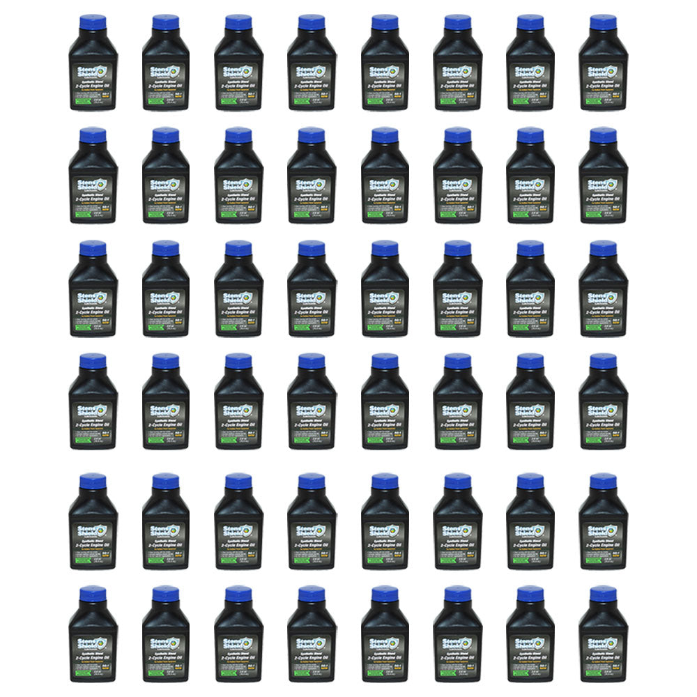 (48) New Aftermarket Replacement 2.6 oz Bottles of Shield 2-Cycle Engine Oil