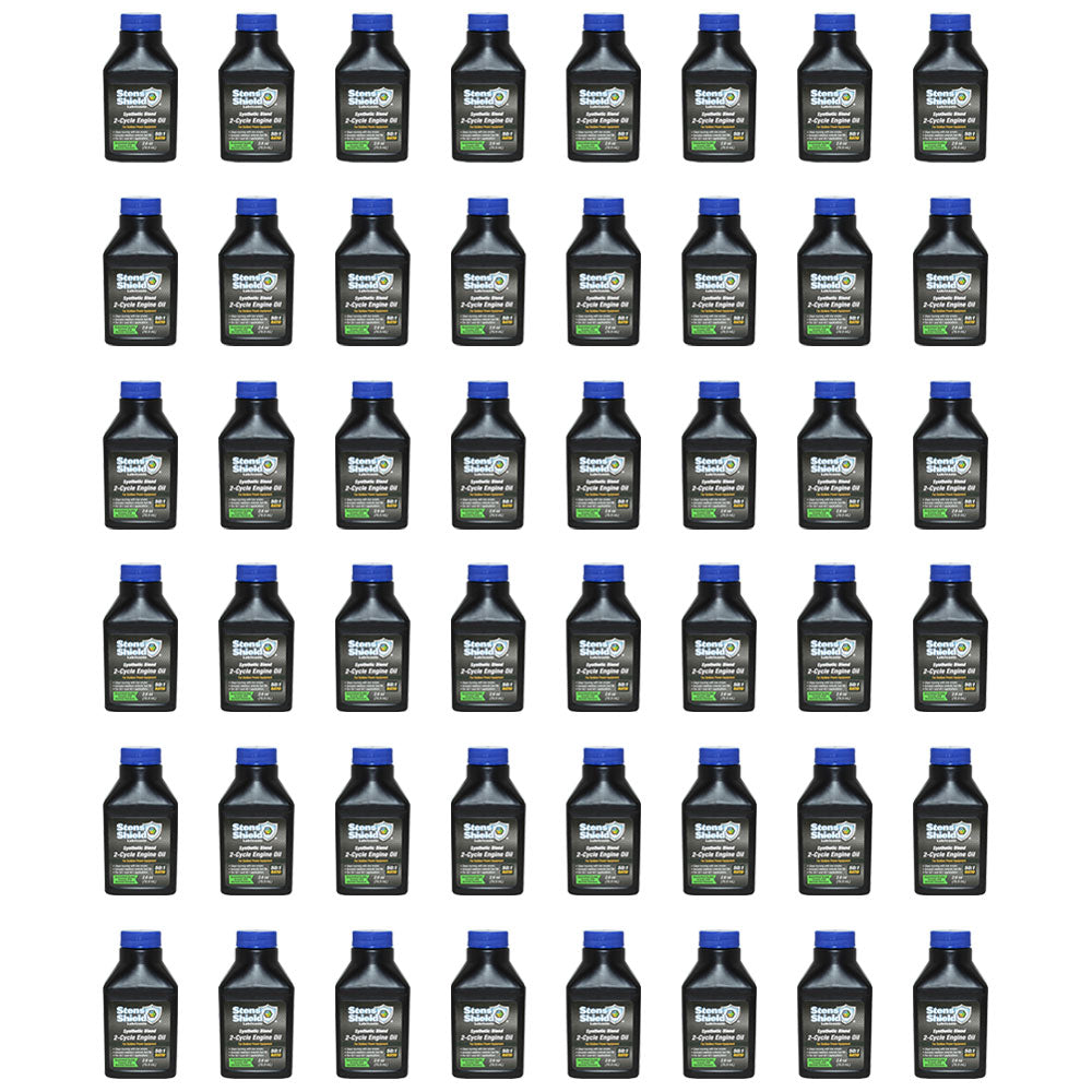 (48) New Aftermarket Replacement 2.6 oz Bottles of Shield 2-Cycle Engine Oil