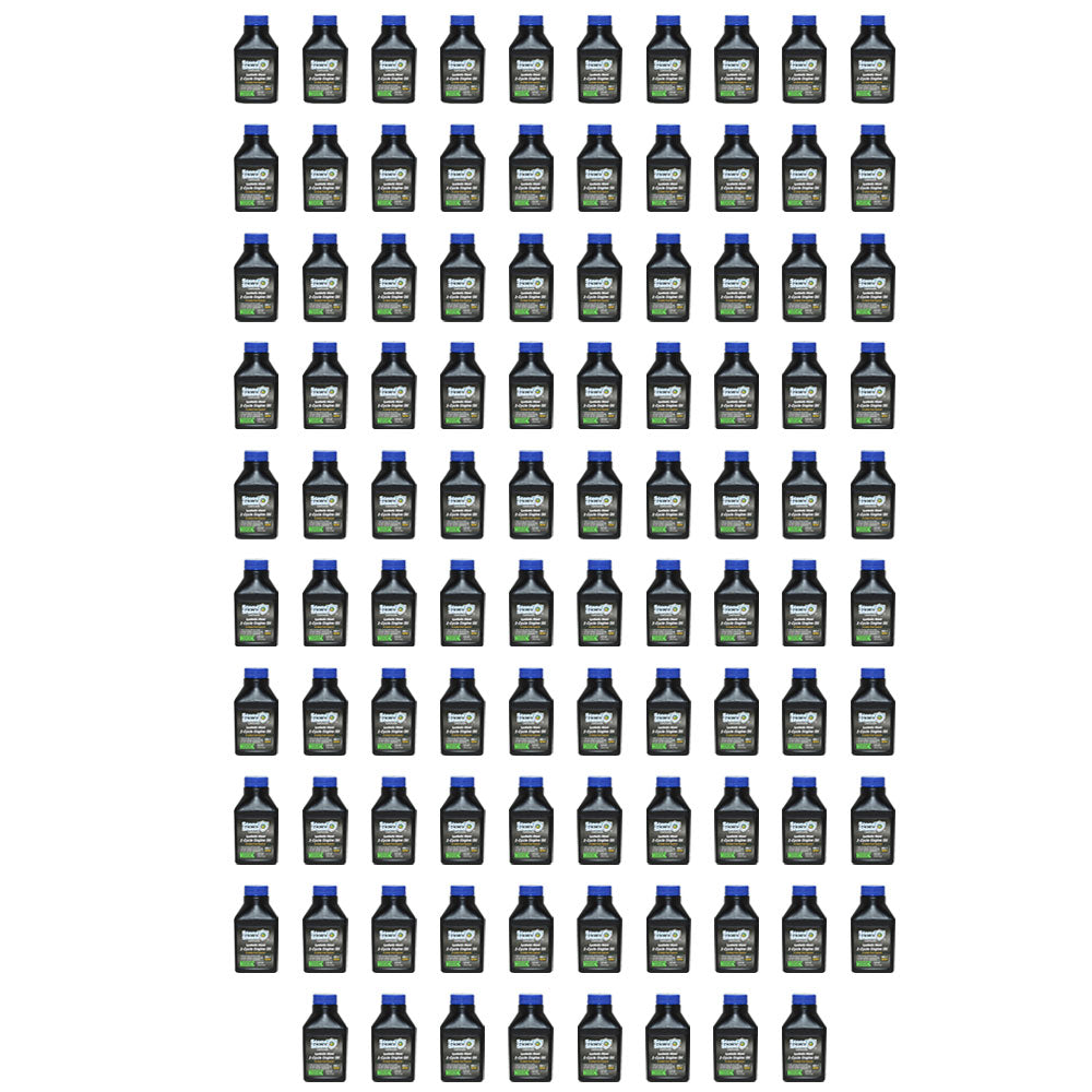 (98) New Aftermarket Replacement 2.6 oz Bottles of 2-Cycle Engine Oil