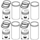 SK106 PK106 New Set of (4) Piston Liner Kits Fits Massey Ferguson TE20 TO20