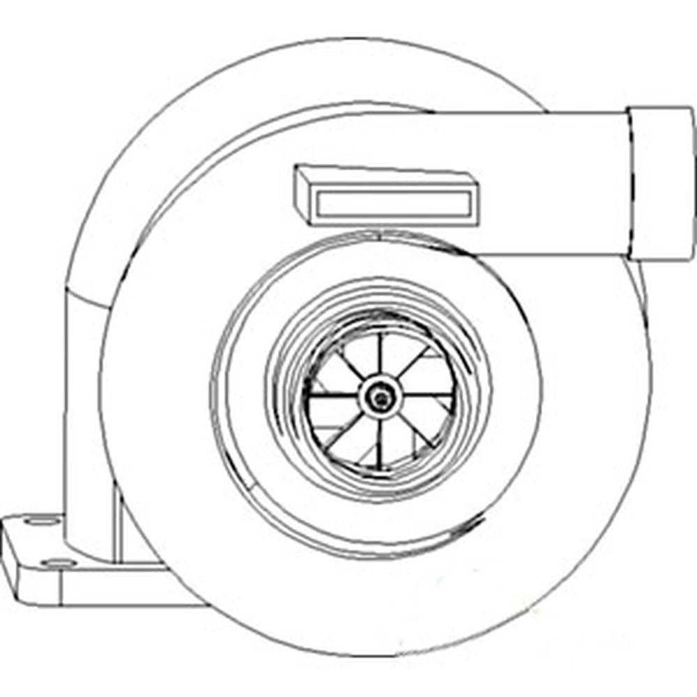 A157336 Turbo Charger Fits Case IH 1370 1470 1570 2294 2470 2670 4490 4690 A4195