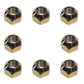 Set of 8 Wheel Rim Stud Lug Nuts Fits Bobcat 6564669