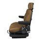F10A4012 Brown Cloth Low Profile Air Suspension Seat Fits Caterpillar 247B2
