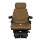 F10A4042 Brown Cloth Air Suspension Seat with Isolator Fits Case 420CT 440CT 410
