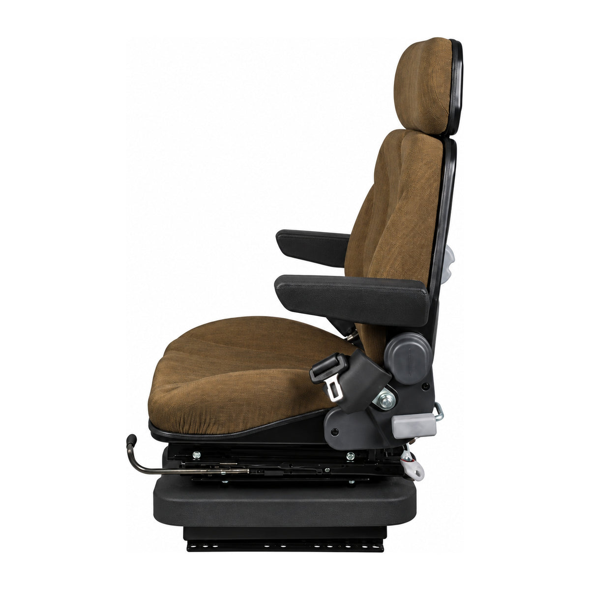 F10A4042 Brown Cloth Air Suspension Seat with Isolator Fits Ariens Zoom 2040