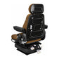 F10A4042 Brown Cloth Air Suspension Seat with Isolator Fits Case IH C100 C50 C60