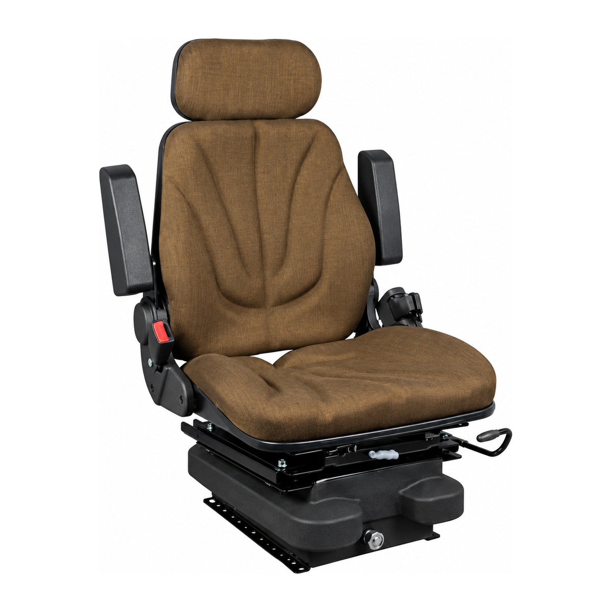 F10A4042 Brown Cloth Air Suspension Seat with Isolator Fits Case IH C100 C50 C60