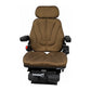 F10M4112 Brown Cloth Mechanical Suspension Seat Fits Case IH C100 C50 C60 C70
