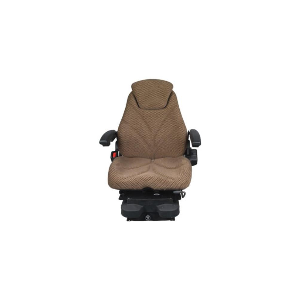 Low Pro Air Suspension Brown Checkered Cloth Seat Fits Hustler Zero Turn FASTRAK