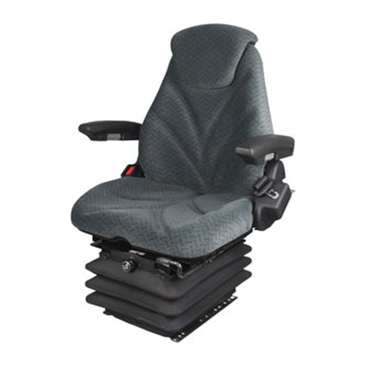F20A7005 Gray Cloth Standard Profile Air Suspension Seat Fits Universal Products