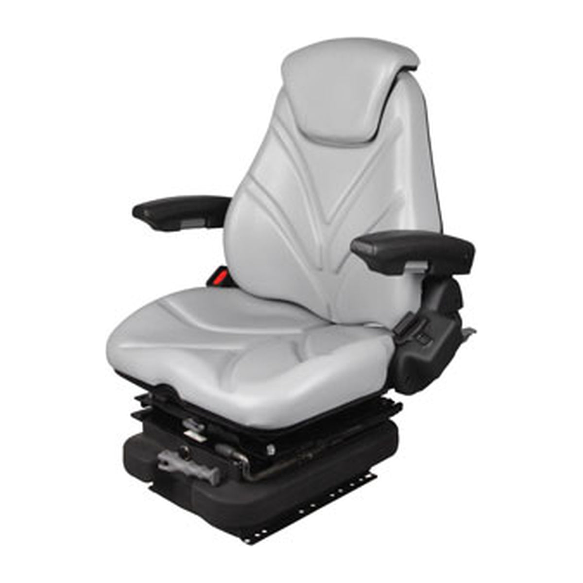 F20M5150 Gray Vinyl Mechanical Seat with Isolator Fits Universal Products