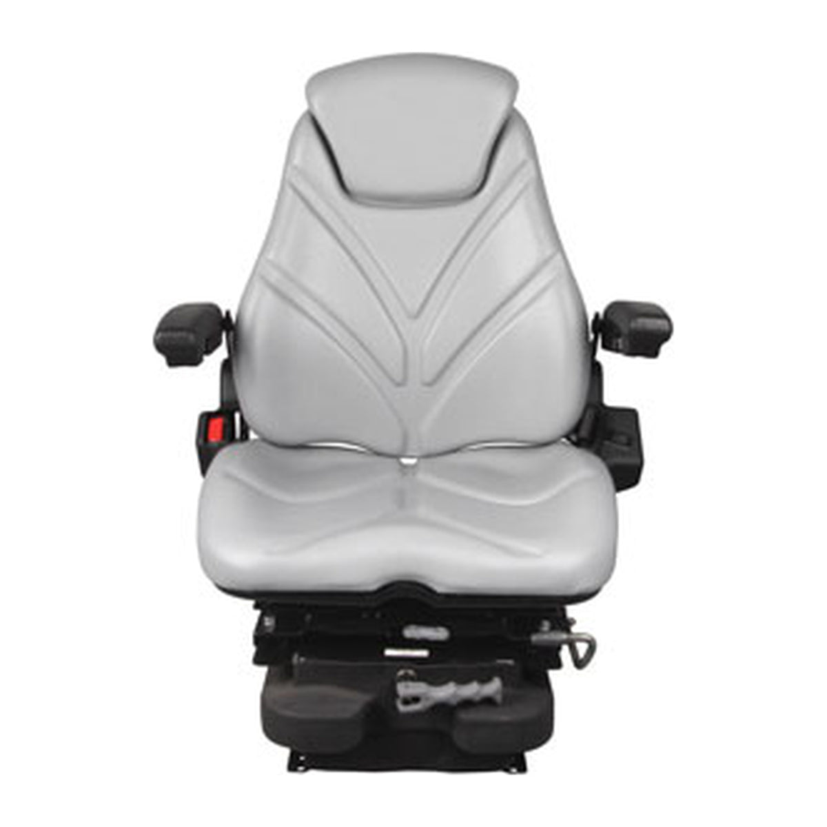 F20M5150 Gray Vinyl Mechanical Seat with Isolator Fits Universal Products