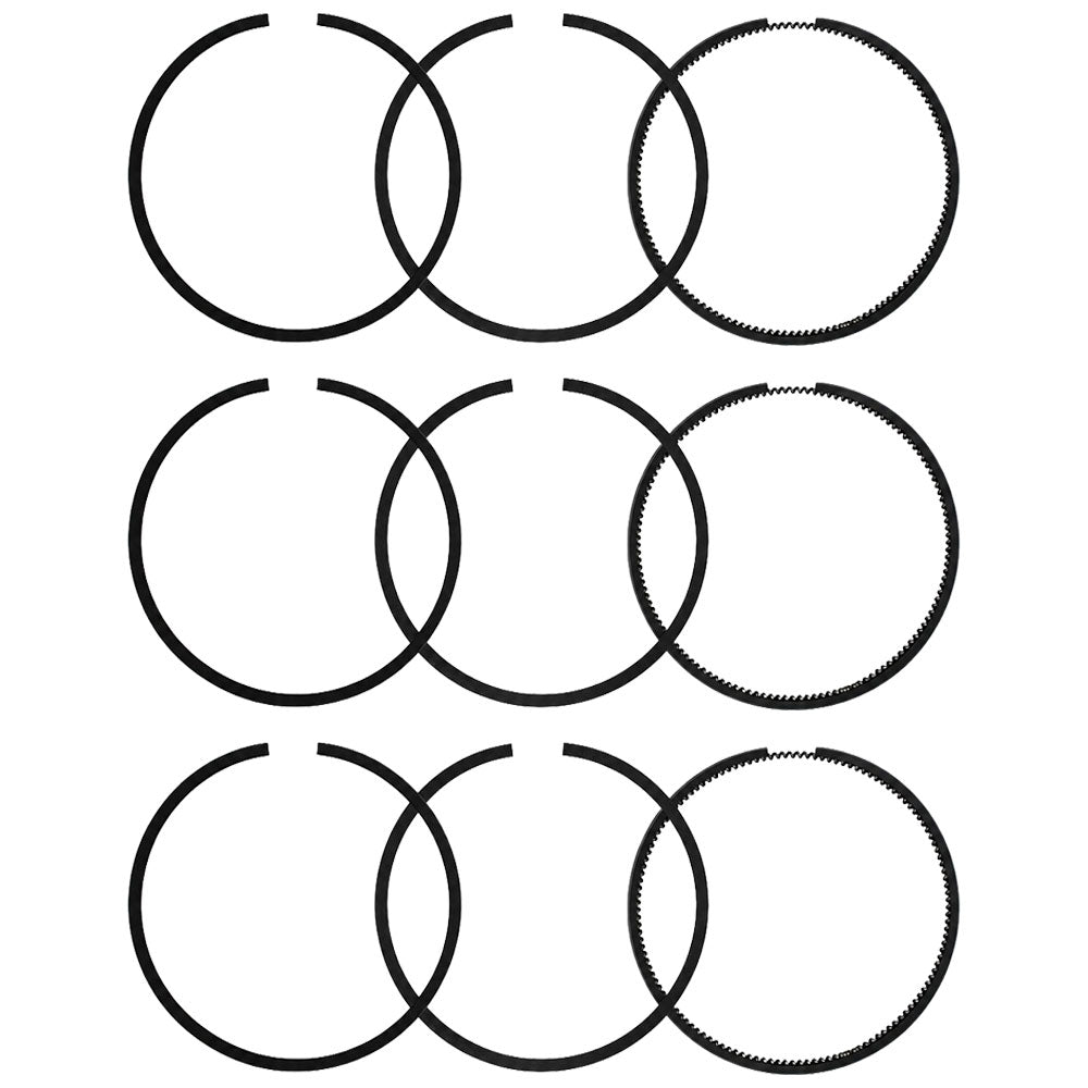 (3) Standard Piston Ring Sets Fits Ford/New Holland Replaces 73402240