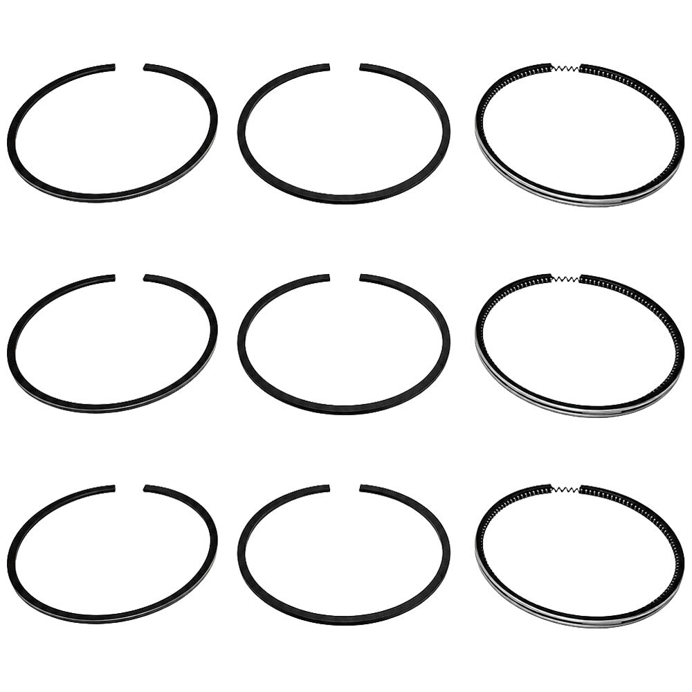 (3) Standard Piston Ring Sets Fits Ford/New Holland Replaces 73402240