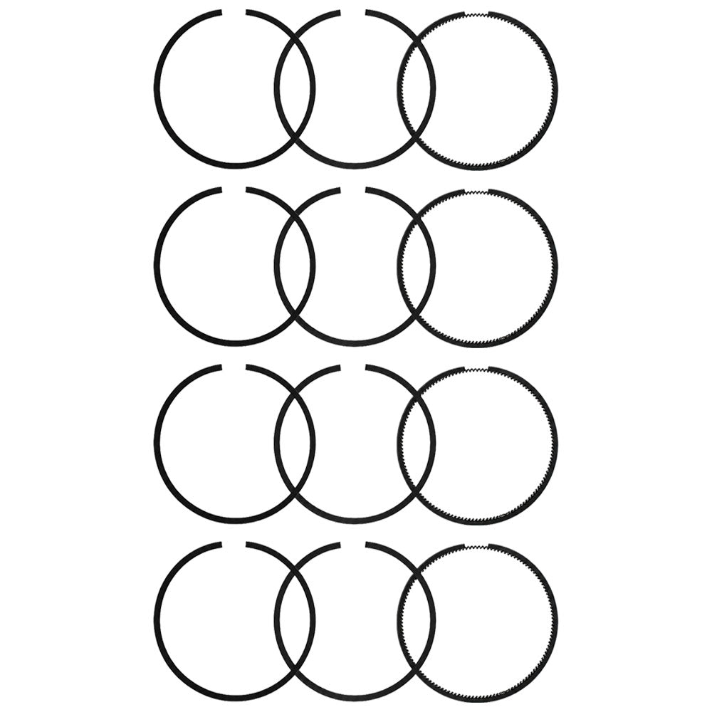 (4) Standard Piston Ring Sets Fits Ford/New Holland Replaces 73402240