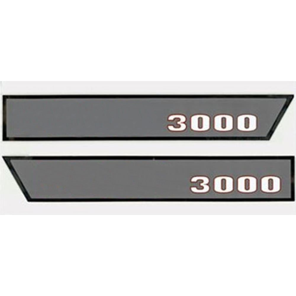 Hood Decal Set Fits Ford 3000 1965-1968 3-cyl - UK Made Vinyl Sticker Kit