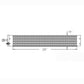 F63646 Evaporator Fits Case 870 970 1070 1170 1175 1270 1370 1570 2470 Tractors