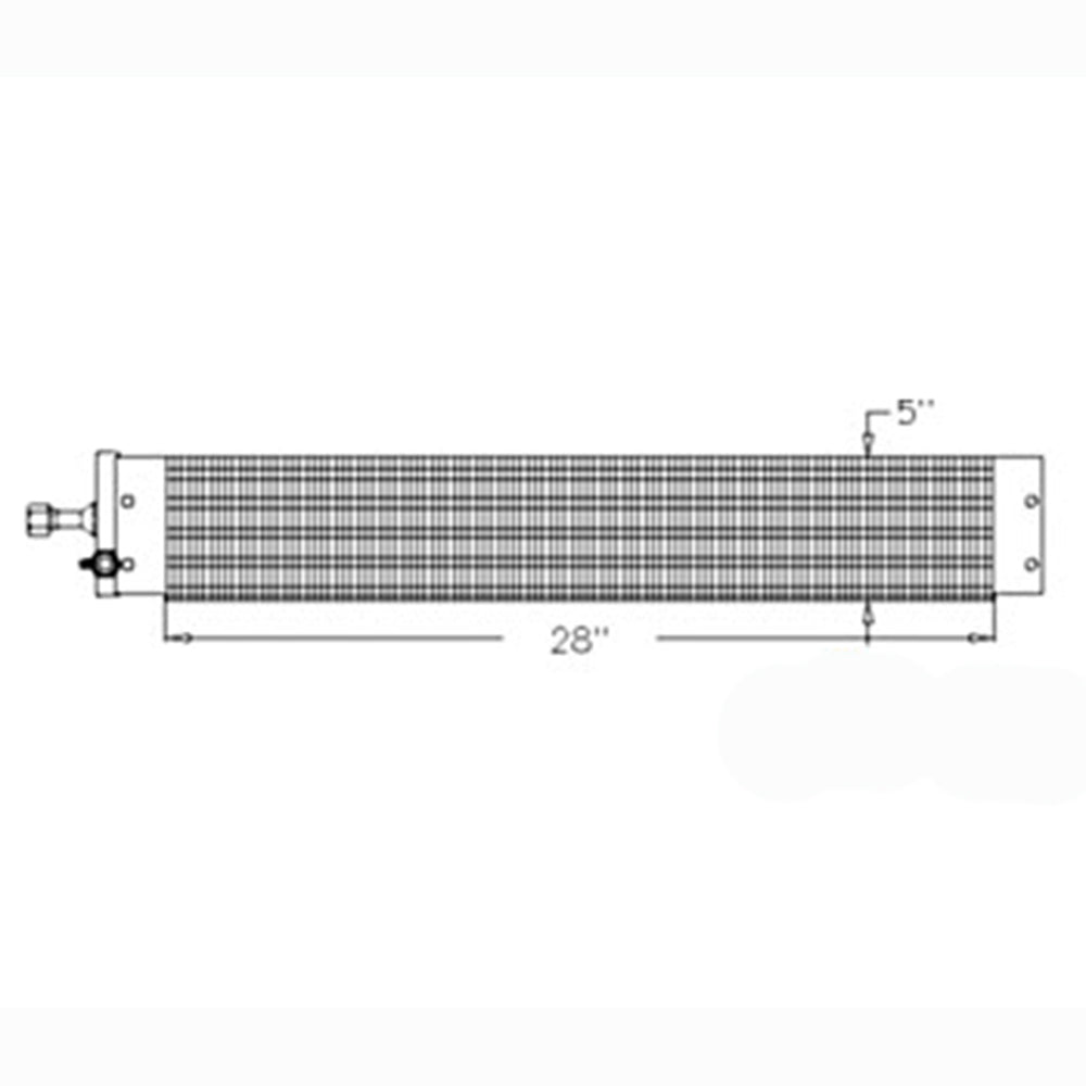 F63646 Evaporator Fits Case 870 970 1070 1170 1175 1270 1370 1570 2470 Tractors