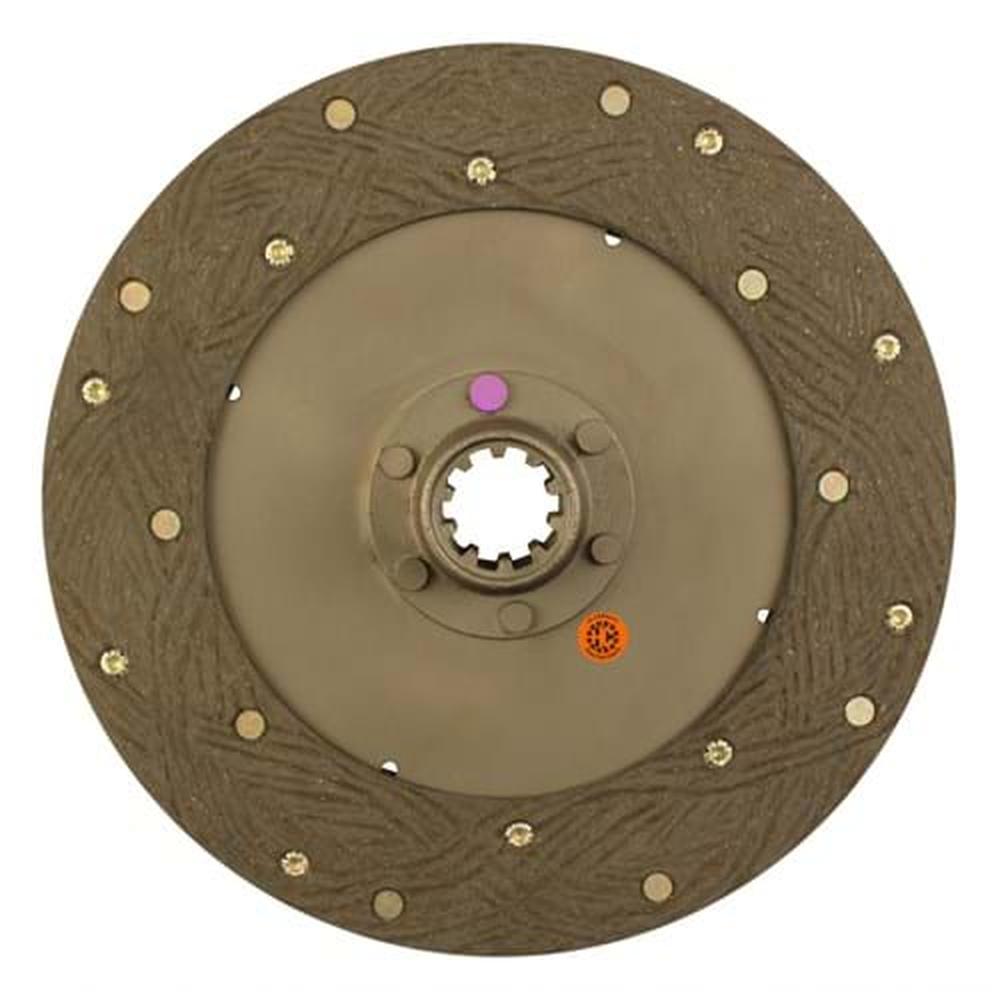 F7V7551 11" Transmission Disc, Woven, w/ 1-3/8" 10 Spline Hub - Fits Ford