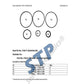 FAX-F-3A244AA-SK Seal Kit for Steering Motor E4NN3A244AA
