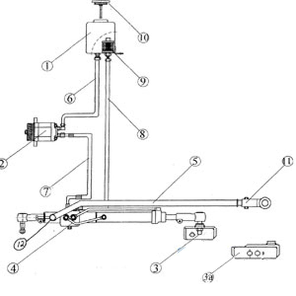 FD100 New Power Steering Conversion Kit Fits Ford 4000 4600 (1965-1975) 4100