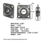 Bearing FD209RE-I for Universal Several