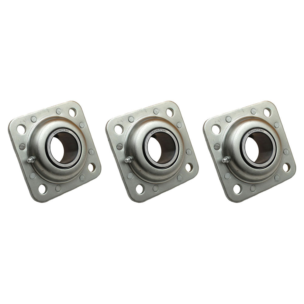 Qty 3: Flanged Disc Bearing
 Fits Ford/New Holland Replaces FD209RJA_x3