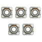 Qty 5: Flanged Disc Bearing Fits Riverside Tractor Replaces FD209RA