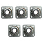 Qty 5: Flanged Disc Bearing Fits Ford/New Holland Replaces FD209RJA_x5