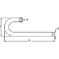 FDE150 Vertical Exhaust Pipe Fits Ford/New Holland Tractor 2N 8N 9N FOE-15
