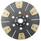FE550DA 13" Transmission Disc, 6 Pad, w/ 1-3/4" 10 Spline Hub - Fits New Holland