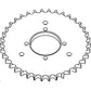 Sprocket Fits 446 447 456 457 466 467 468 546 547 556 557 566 567 568 E88455 FH3