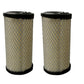 (Pack of 2) Air Filter Fits Massey Ferguson 6191362H1 Outer Filter