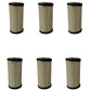 6PK Air Filter Fits Kubota BX Series RTV500 RTV900 KTV900 D662 D722 D782 D902