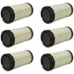 Qty 6: Outer Air Filter Fits Komatsu Replaces 119655-12560