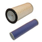 Inner & Outer Air Filter Set D1NN9R500A D9NN9601AA Fits Ford New Holland 550 555