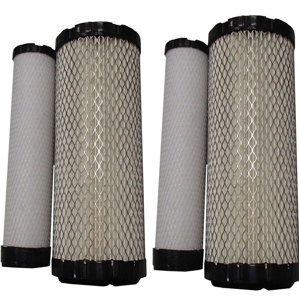Pack of 2 New Aftermarket Air Filter Set with Inner and Outer Air Filters