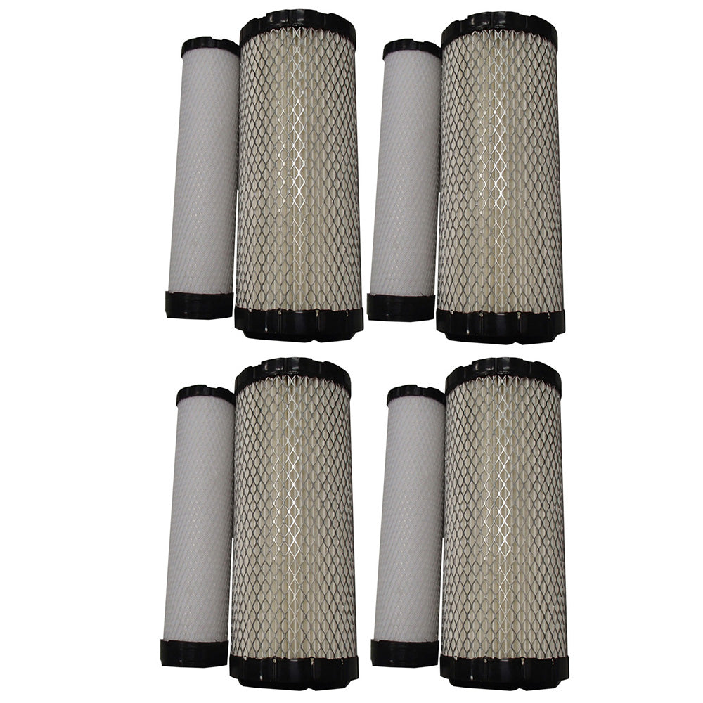 Qty 4: Inner & Outer Air Filter Set
 Fits Caterpillar Replaces 1213661-SET