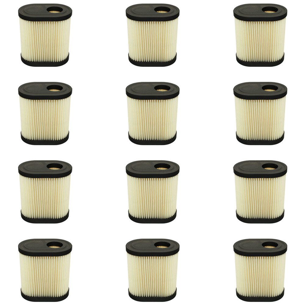 Qty 12: Air Filter
 Fits Tecumseh Replaces 36905