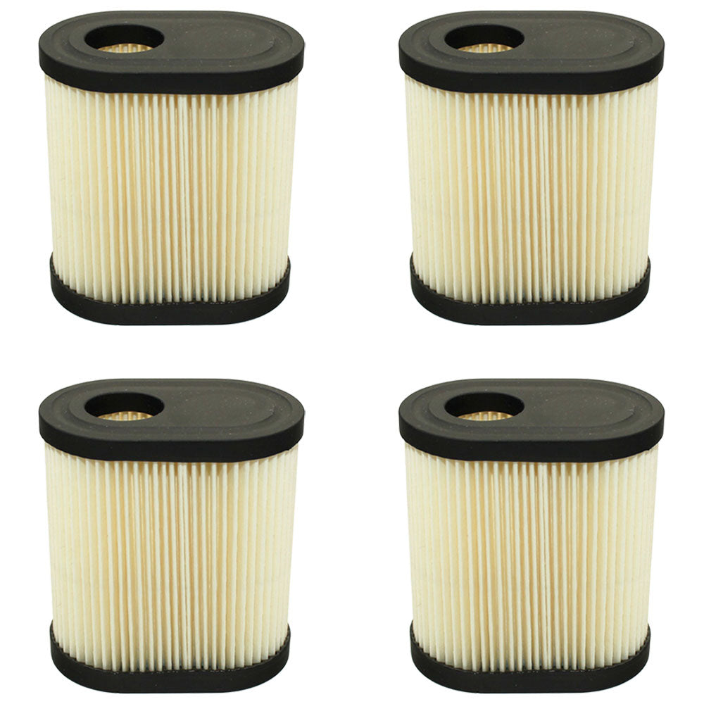 Set of 4 Air Filters Fits Tecumseh 36905 Fits Toro Fits Lawnboy Fits Craftsman